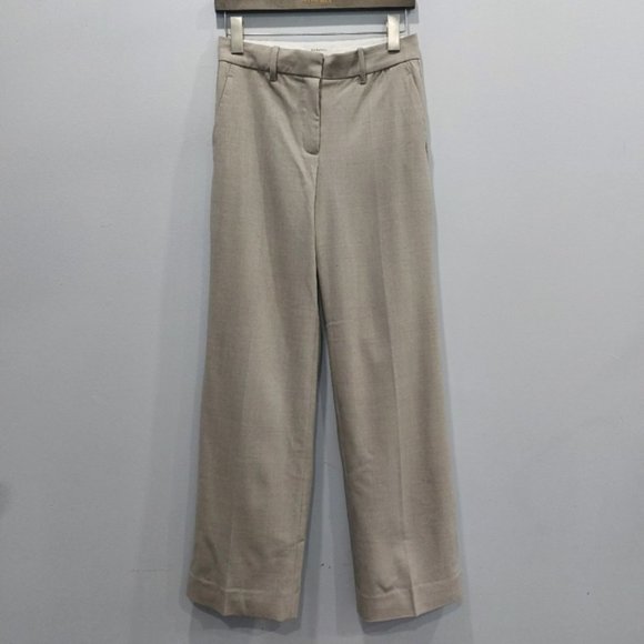 Aritzia Babaton Malcom Wide-Leg Italian Wool Dress Pant Size 2 - Picture 1 of 8